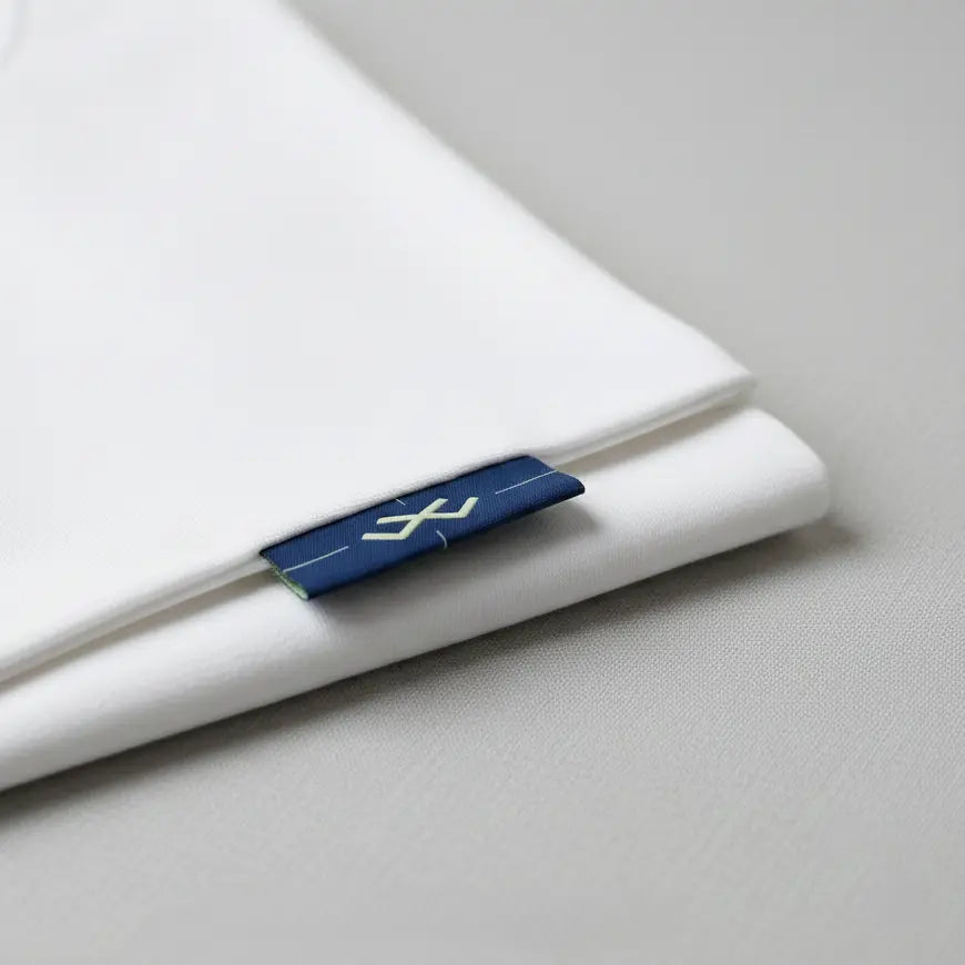 Signature Arc Tee - Ice White