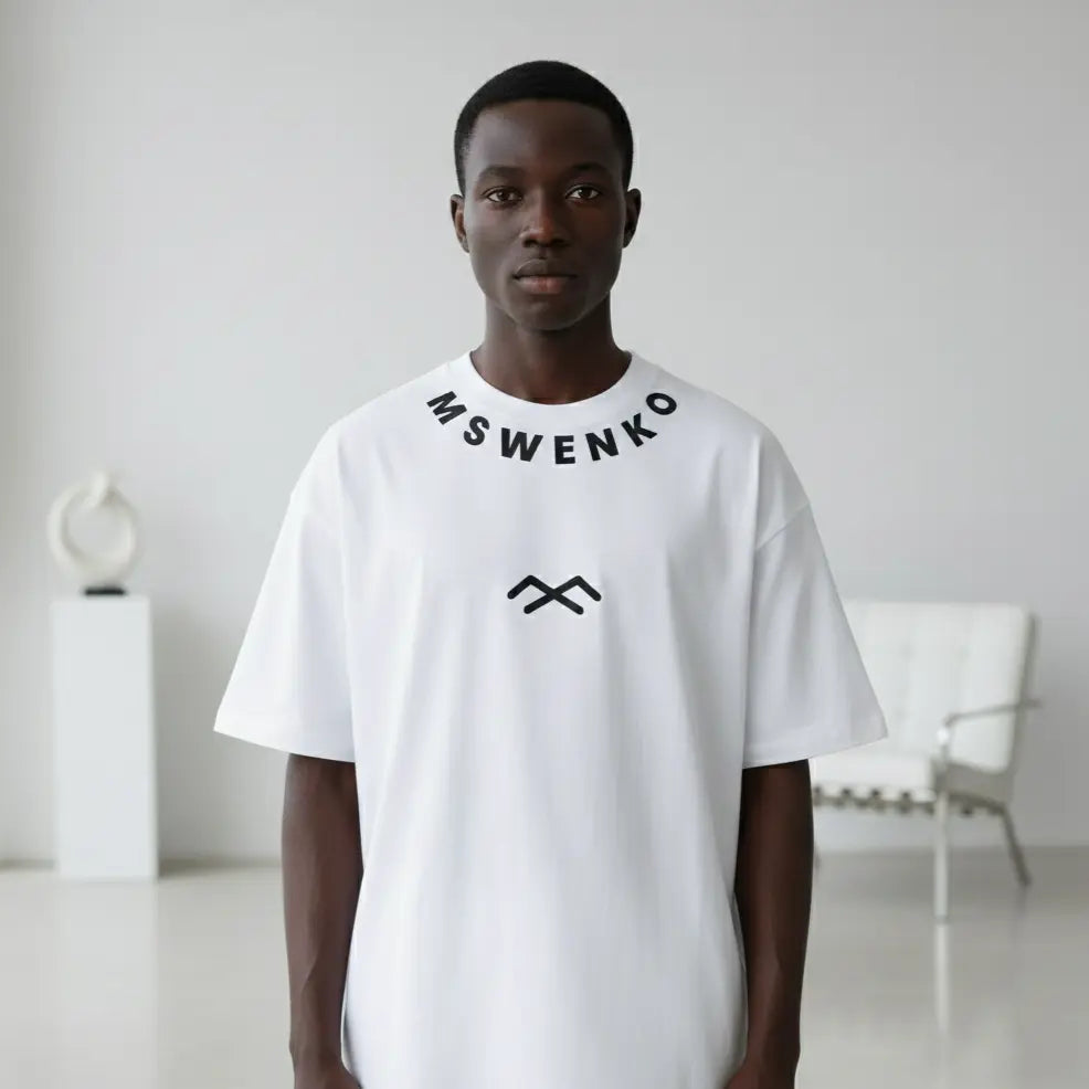 Signature Arc Tee - Ice White